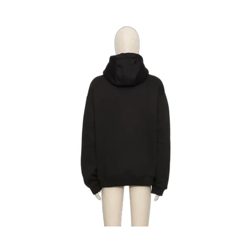 Cotton Hooded Sweatshirt With Chat De La Maison Patch
