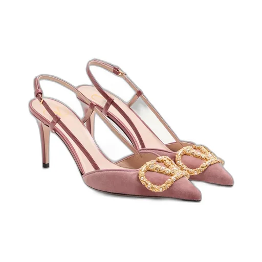 Vlogo Signature Pointed Toe Slingbacks