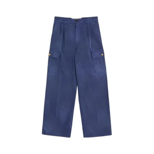 Denim Cargo Trousers