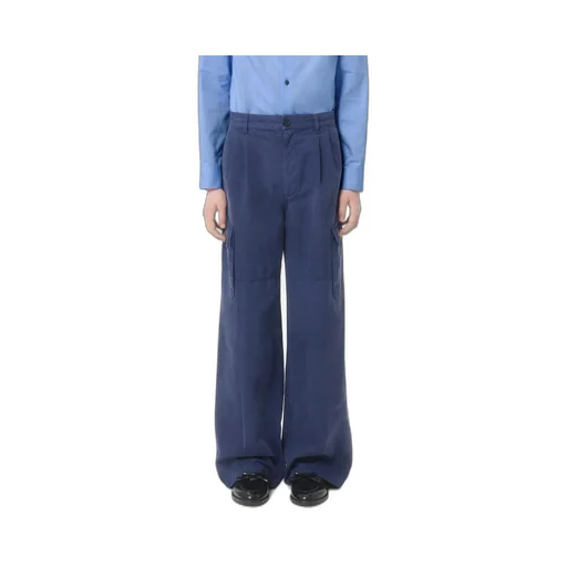 Denim Cargo Trousers