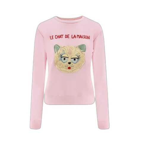 Embroidered Crewneck Sweatshirt