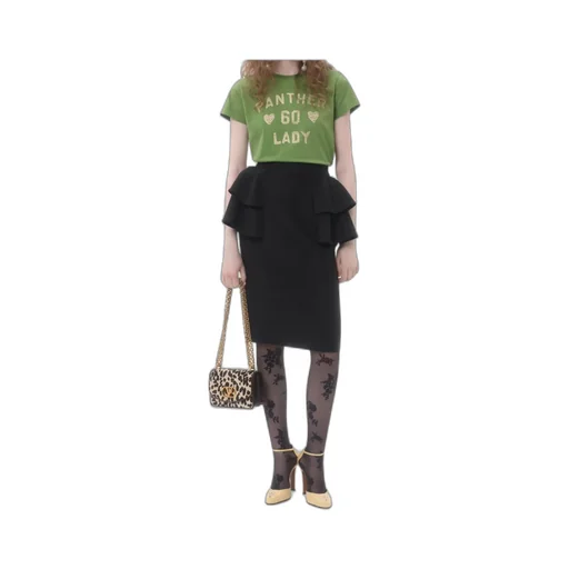 Vain Small Shoulder Bag In Pony Effect Calfskin With Animalier Print