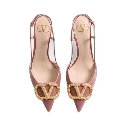 Vlogo Signature Pointed Toe Slingbacks