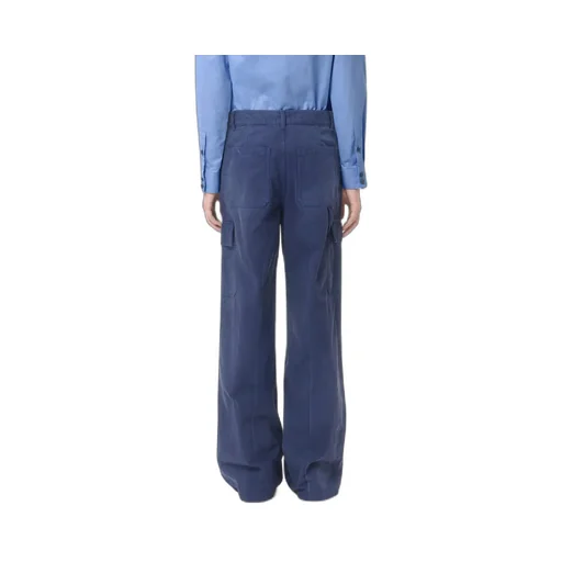 Denim Cargo Trousers