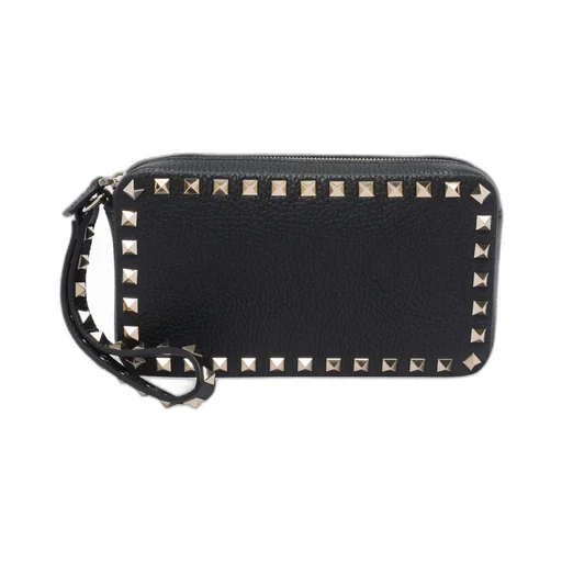 Garavani Rockstud Zip-Up Clutch Bag