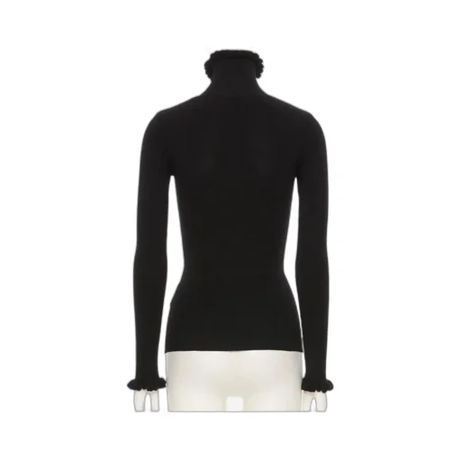 Logo Embroidered High Neck Jumper