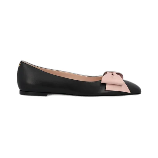 Bowow Round Toe Slip-On Ballet Flats