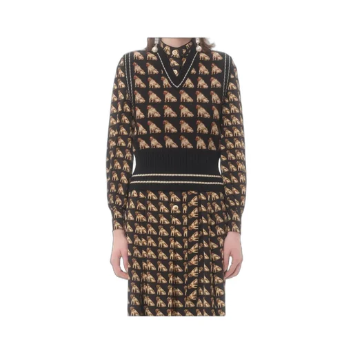 Petit Charles Jacquard Wool Gilet