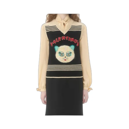 Le Chat De La Maison Embroidered Gilet