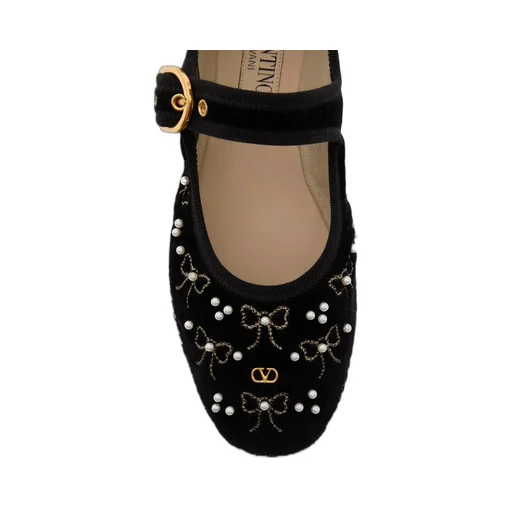 Bow Detailed Flat Shoes