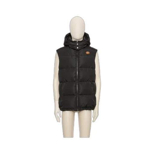 Vlogo Signature Zip-Up Puffer Gilet