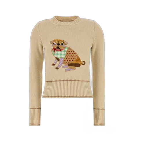 Embroidered Crewneck Jumper