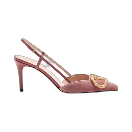 Vlogo Signature Pointed Toe Slingbacks
