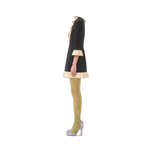 Crepe Couture Short Dress