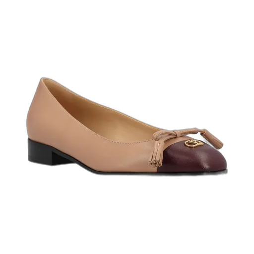 Vlogo Signature Tassel Embellished Slip-On Ballet Flats