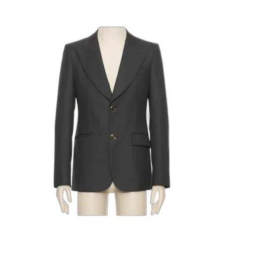 Single-Breasted Straight Hem Blazer