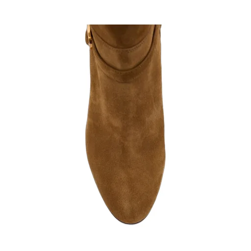 75Mm Leather Ankle Boots
