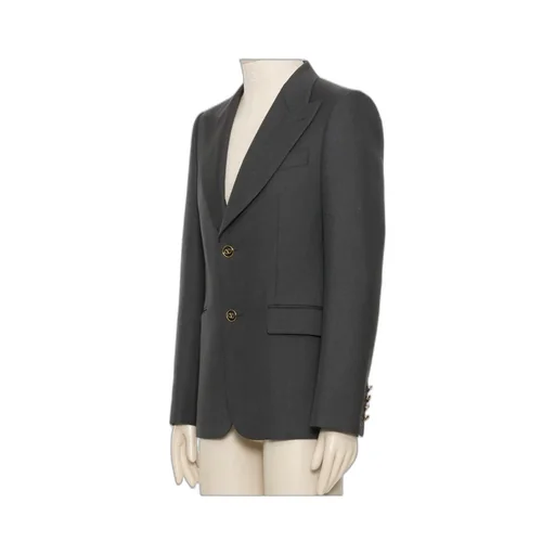 Single-Breasted Straight Hem Blazer