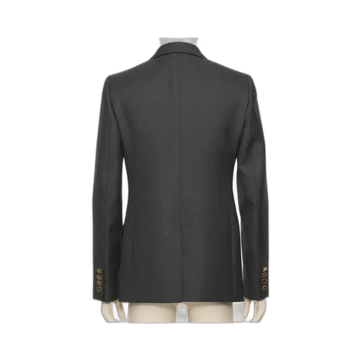 Single-Breasted Straight Hem Blazer