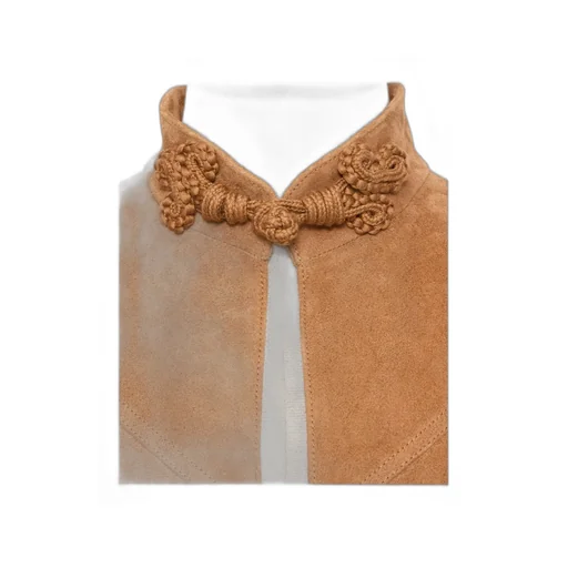 Leather Jacket With Tassel Details