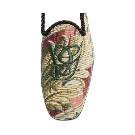 Logo Embroidered Slip-On Flat Shoes