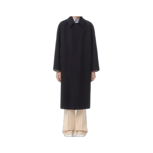 Single-Breasted Straight Hem Coat