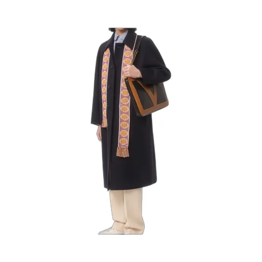 Single-Breasted Straight Hem Coat