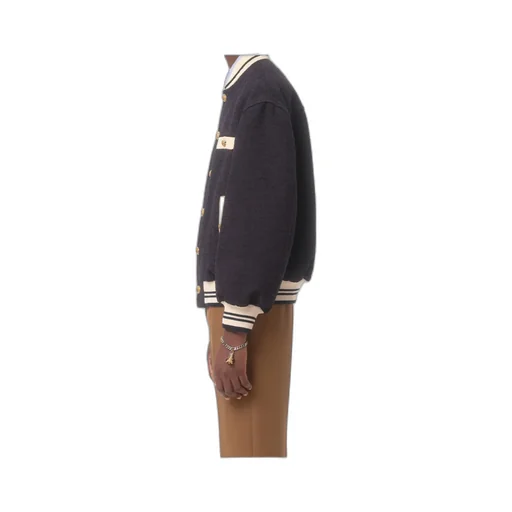 Cotton Tweed Bomber Jacket