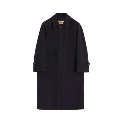Single-Breasted Straight Hem Coat