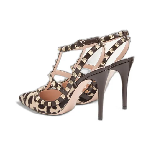 Rockstud Pumps With Straps