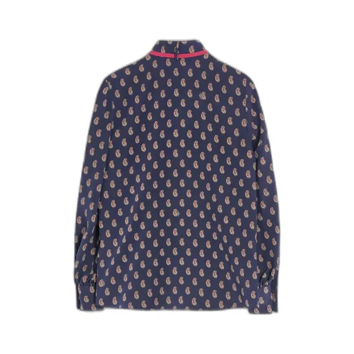 Voyage Imaginaire Printed Bow Detailed Shirt