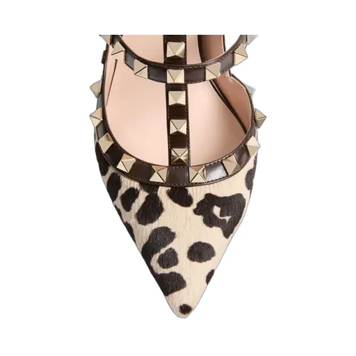 Rockstud Pumps With Straps