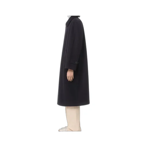 Single-Breasted Straight Hem Coat