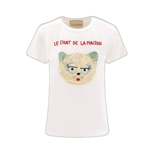 Animal Patterned Crewneck T-Shirt
