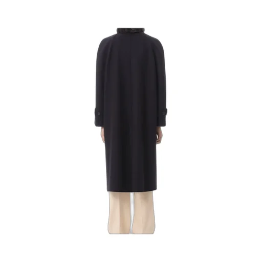 Single-Breasted Straight Hem Coat