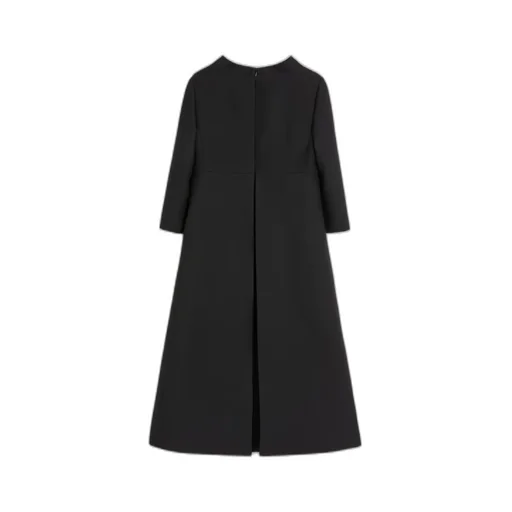 Crepe Couture Midi Dress