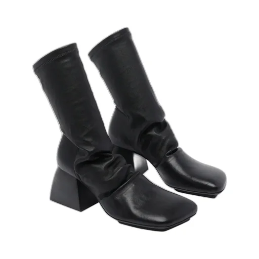 Square Toe Ankle Boots