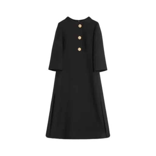 Crepe Couture Midi Dress