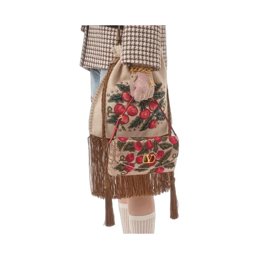 Tweed Houndstooth-Pattern Jacket