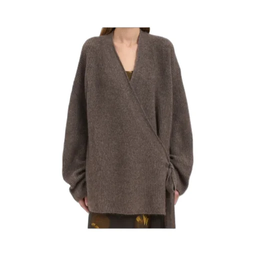Long-Sleeved Knitted Cardigan