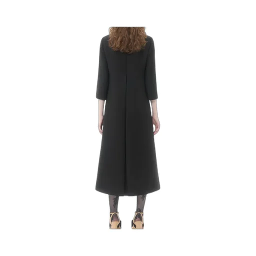 Crepe Couture Midi Dress