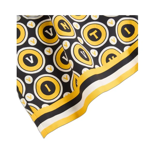 Cotton Poplin Bermuda Shorts With Bulles Royales Print