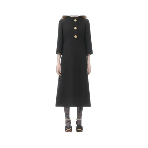 Crepe Couture Midi Dress