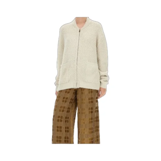 Long-Sleeved Knitted Cardigan