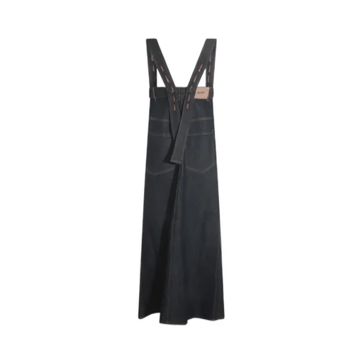 Jane Strap Denim Skirt