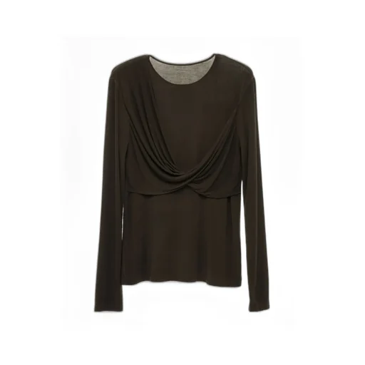 Jersey Top With Twisted Detail