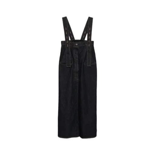 Denim Overalls Skirt