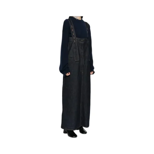 Denim Overalls Skirt