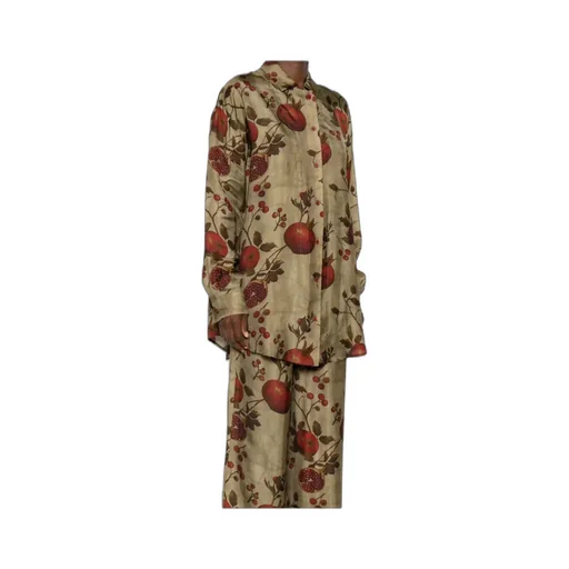 Pomegranate-Print Shirt