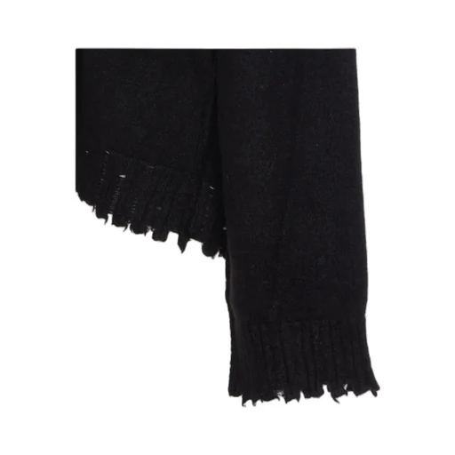 Long-Sleeved Knitted Cardigan